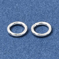真鍮製オープンタイプ丸カン  鉛フリー＆カドミウムフリー＆ニッケルフリー  銀  5x0.7mm  内径：3.4mm  21ゲージ&nbsp;KK-CBA1A60-06G-S