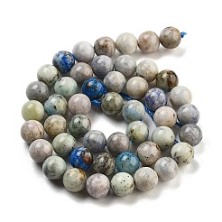 天然ハックマナイトソーダライトビーズ連売り  ラウンド  8mm  穴：1mm  約47個/連  15.55''（39.5センチメートル）&nbsp;G-Z063-A03-02
