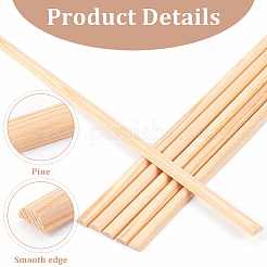 Wood Craft Sticks&nbsp;DIY-WH0430-360D
