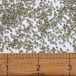 MIYUKIデリカビーズ  シリンダー  日本製シードビーズ  11/0  （db1851) duracoat亜鉛メッキライトピューター  1.3x1.6mm  穴：0.8mm  約10000個/袋  50 G /袋&nbsp;SEED-X0054-DB1851