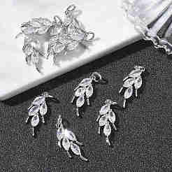 SHEGRACE Brass Clear Cubic Zirconia Pendants&nbsp;XGRQ3K621-545P