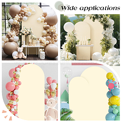 ウェディングアーチカバークロス  結婚式の背景カバー布  レモンシフォン  1800x800x2mm&nbsp;DIY-WH20002-94B