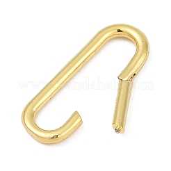 Brass Spring Gate Rings&nbsp;KK-S527-01G-A