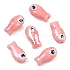 Handmade Porcelain Beads&nbsp;PORC-WH0019-02B