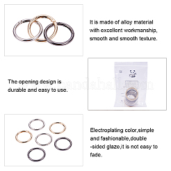 Zinc Alloy Key Clasp Findings&nbsp;PALLOY-PH0012-67