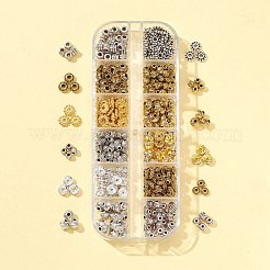 525Pcs 12 Style Brass & Alloy Spacer Beads&nbsp;DIY-FS0003-36