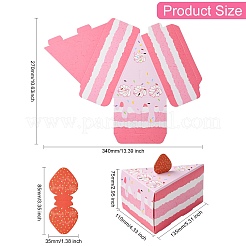 Cardboard Paper Triangle Cark Shaped Packaging Boxes for Candy&nbsp;CON-CJC0001-02A