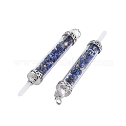 Natural Lapis Lazuli Big Pointed Pendants&nbsp;G-F650-C15
