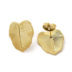 Ion Plating(IP) 304 Stainless Steel Stud Earrings for Women&nbsp;EJEW-I281-37G