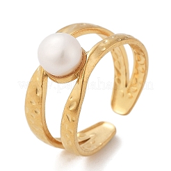 304 Stainless Steel Cuff Rings&nbsp;RJEW-S396-03G