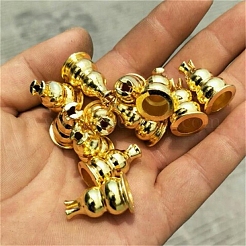 合金香炉  ひょうたん香ホルダー  ホームオフィス茶屋禅仏教用品  ゴールドカラー  15x21mm&nbsp;PW-WGDD2DA-01