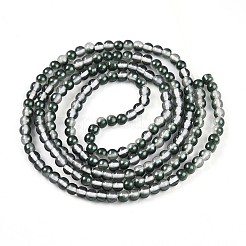 Baking Paint Transparent Glass Beads&nbsp;X1-DGLA-N011-4mm-07