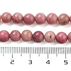 ラウンド天然ロードナイトビーズ連売り  サイズ：直径約6mm  約59個/連  穴：約0.8mm  15~16インチ/連&nbsp;GSR6mmC018