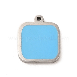 304 Stainless Steel Enamel Pendants&nbsp;STAS-A078-07P