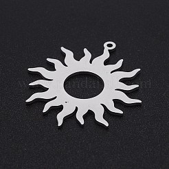 Non-Tarnish 201 Stainless Steel Solar Eclipse Pendants&nbsp;STAS-S105-LA261