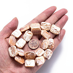 Natural Keshi Pearl Beads Strands&nbsp;PEAR-S020-K06