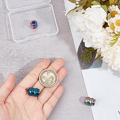3個 3スタイル アウトドア EDC ツール チタン合金 パラシュートロープ ヨーロピアンビーズ  大穴ビーズ  コラム  ミックスカラー  12~14x10~12mm  穴：4.5~4.8mm  1個/スタイル&nbsp;FIND-NB0004-97A