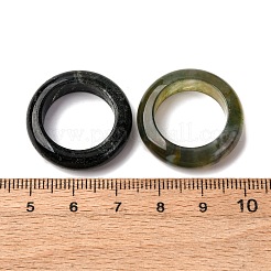 天然インディアンアゲートのプレーンバンドリング（女性用）  usサイズ6 1/2(16.9mm)&nbsp;RJEW-P044-01A-12