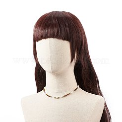 女性のための天然混合宝石 & パール & オパライト ビーズ ネックレス  15.91インチ（40.4cm）&nbsp;NJEW-JN03977