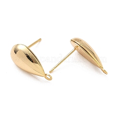 SHEGRACE Brass Stud Earring Findings&nbsp;XGR0026G-37G