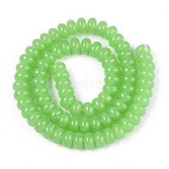 Imitation Jade Glass Beads Strands&nbsp;GLAA-T025-4mm-17