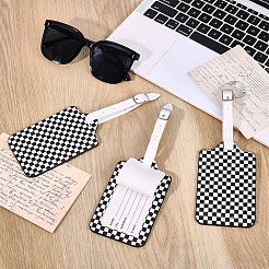 3Pcs PU Leather Luggage Tag&nbsp;AJEW-ME0002-25