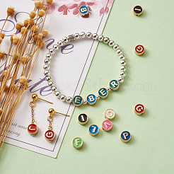 Alloy Enamel Spacer Beads&nbsp;ENAM-FW0001-001-NR