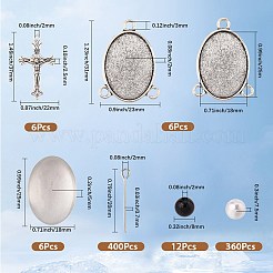 DIY Rosary Bead Jewelry Kits&nbsp;DIY-SC0029-72