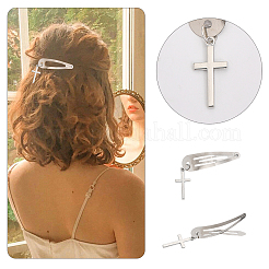 24Pcs 7 Style Iron Snap Hair Clips&nbsp;BJEW-GL0001-09