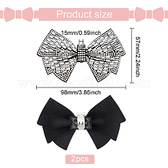 Rhinestone Bowknot Shoe Decoration&nbsp;FIND-FG0002-01