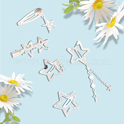 10pcs Iron Alloy Snap Hair Clips&nbsp;PHAR-CP0001-25