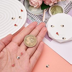 10Pcs Brass Enamel Pendants&nbsp;KK-SZ0005-63