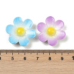 Opaque Resin Enamel Cabochons&nbsp;CRES-D308-11