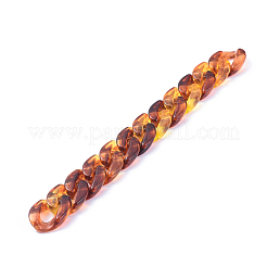 Handmade Acrylic Curb Chains/Twisted Chains&nbsp;AJEW-JB00530-05