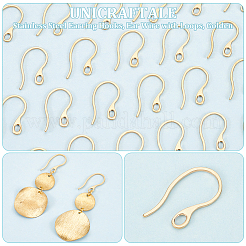 Ion Plating(IP) 304 Stainless Steel Earring Hooks&nbsp;STAS-UN0058-41G