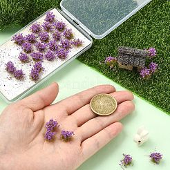 ナイロンミニ草の房  人工芝モデル  DIYサンドテーブル素材用  スチールブルー  11~16mm&nbsp;AJEW-WH20120-06C