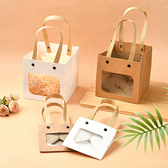 10Pcs 2 Styles Kraft Paper Bags&nbsp;ABAG-YW0001-22A