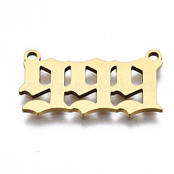 201 Stainless Steel Pendant Links&nbsp;STAS-S110-115G-09
