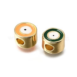 Brass Enamel Beads&nbsp;KK-CBA0E55-05G