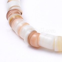Natural Shell Stretch Beaded Bracelets&nbsp;BJEW-JB05183-03