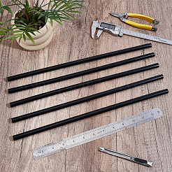 ポンポンスティック  DIYクラフト  ブラック  402x12mm&nbsp;FIND-WH0111-868B-01