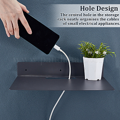 Carbon Steel Wall Mounted Router Storage Rack&nbsp;ODIS-WH0043-236A