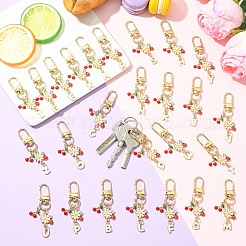 26Pcs Alloy Enamel Pendant Decorations&nbsp;HJEW-YW00176