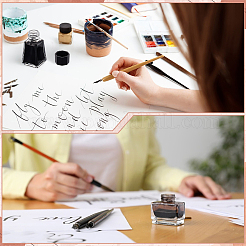 Glass Fountain Pen Ink Bottle&nbsp;AJEW-BC0010-69A