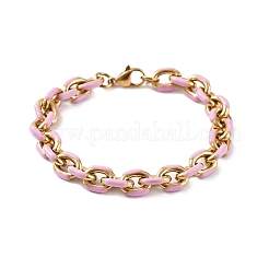 304 Stainless Steel Cable chain Bracelets for Women&nbsp;BJEW-B137-01