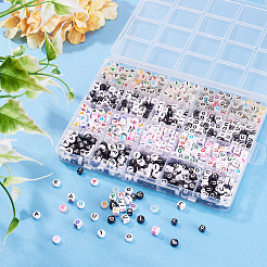 1000Pcs 40 Styles Acrylic Beads&nbsp;MACR-TA0002-10