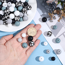 100Pcs Silicone Beads&nbsp;SIL-PA0001-40B
