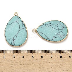 Dyed Synthetic Turquoise Pendants&nbsp;G-G054-01G