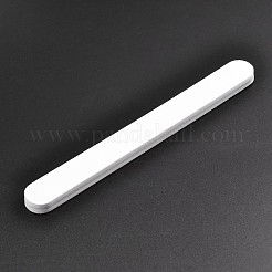 Rectangle Plastic Silver Polishing Stick&nbsp;AJEW-N022-03