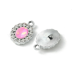 UV Plating Alloy with Mixed Color Glass Rhinestone Pendants&nbsp;FIND-B039-06P